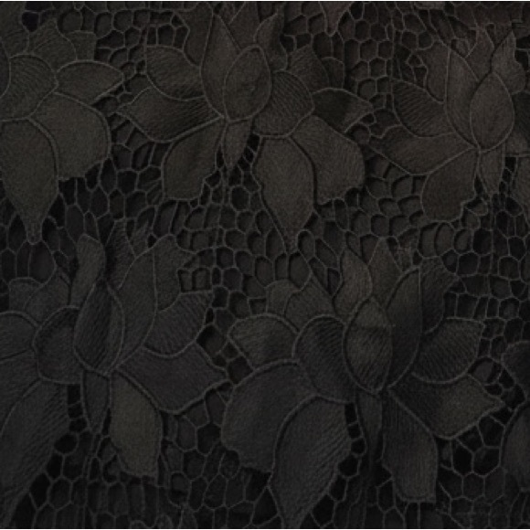 NWT Rumer Revolve Sexy Tropez Black Lace Beach Maxi Skirt Crop Top Size Small - Picture 5 of 10